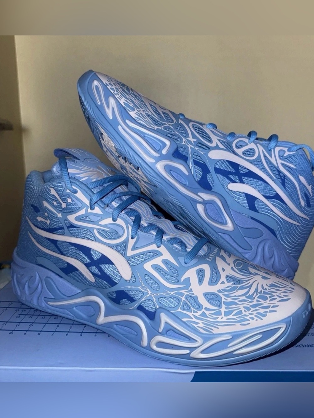 Mens Puma MB.04 LaFrance Blue Shoes Sneakers 310697-01 Lamelo Ball New Sz 13